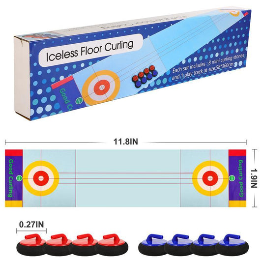 🥌Last Day Special Price £9.99!!💗2025 New Tabletop Family Curling Game☄️☄️ Fun, Engaging, and Perfect for All Ages!