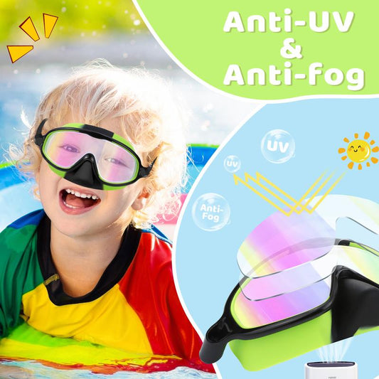🔥LIMITED SALE 50% OFF!!🏆#1 Bestselling🏊♀️HD children's large frame waterproof and anti-fog swimming goggles