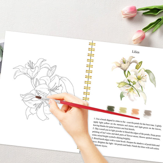 Last Day 50% off🖼️Beginner-Friendly💕Watercolor Workbook💐Create Art Everyone Loves!
