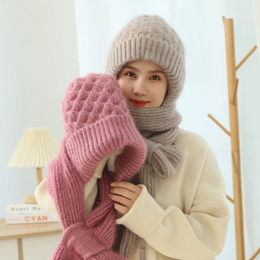 🎄Christmas Sale - 50%OFF🎁Winter Versatile Knitted Hooded Scarf for Women🔥