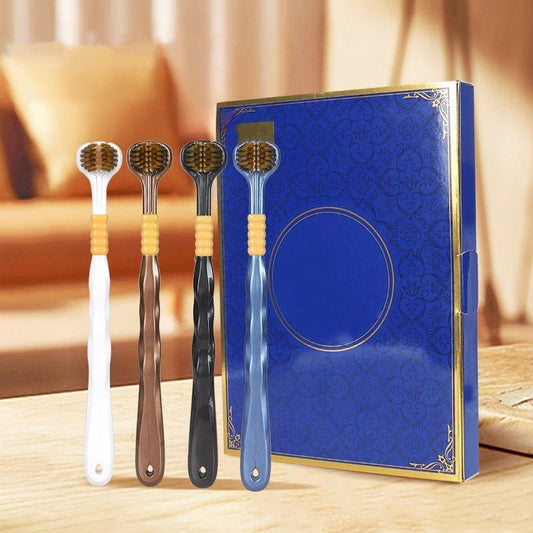 🪥New Hot Selling-Buy 2 Get 1 Free🦷Three-headed multi-angle cleaning toothbrush💗For a fresher, brighter smile every day!