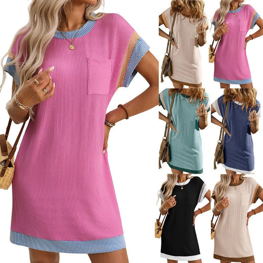 🔥2025 Last Day Sale 50% OFF⏳Women's T-Shirt A-Line Mini Dress