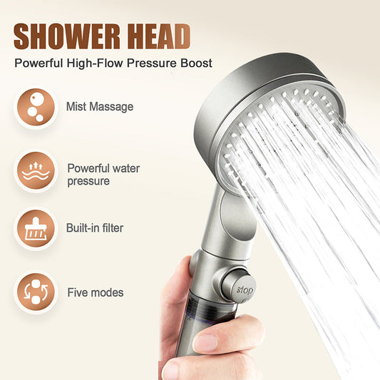 🔥Limited Special Offer 50%OFF🚿Powerful High-Flow Pressure Boost Shower Head
