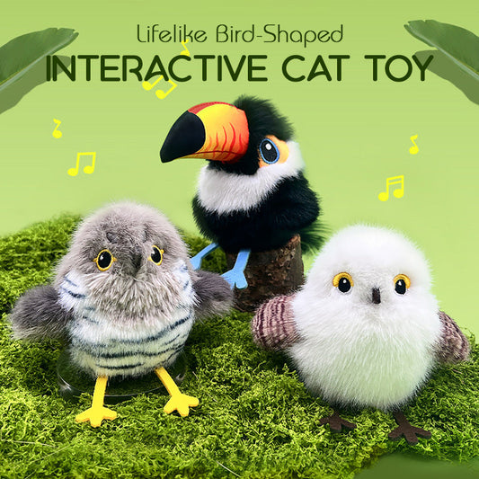 🔥Last Day Promotion 50%OFF🐱Lifelike Bird-Shaped Interactive Cat Toy