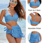 👙2025 New Type Big Sale 49% OFF💥High Waisted Bikini Sets Women's Tummy Control Gingham