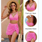 👙2025 New Type Big Sale 49% OFF💥High Waisted Bikini Sets Women's Tummy Control Gingham