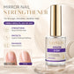 💜💅Last Day-Buy 1 Get 1 Free：ONLY ￡9.99!!!✨Lilac Glossy Mirror Nail Strengthener