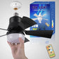 🎯LAST DAY SALE 50% OFF🌀40W LED Ceiling Fan Light – 20.5” Ultra-Quiet with Remote ⏳ | E27 + FREE B22 Adapter 🔌 | For Bedroom 😴, Kitchen 👩‍🍳 & Garage 🛠️ – UK Ready! 🇬🇧