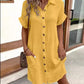 💎Summer Hot Sale - Up to 70% OFF⚡50K+ SOLD!💎✨Women’s Summer Midi Dress – Breezy, Flattering & Effortlessly Chic! Lightweight Button-Down with Pockets 🇬🇧☀️