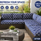 💗LAST DAY SALE 60% OFF⚡50K+ SOLD💕Patio Sofa Cushion Cover – Stretch, Water-Resistant ✨