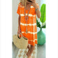 👗Surprise Price: Only £11.99!!🌈 Tie-Dye Striped Short Sleeve T-Shirt Dress – Soft & flowy – Perfect for summer, beach or casual days – comfortable and stylish 🌊✨