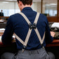 ⏳🔥Only £7.99 Last Day Promotion!🎁📢Men's X-Back Suspenders with Hook Clips