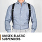 ⏳🔥Only £7.99 Last Day Promotion!🎁📢Men's X-Back Suspenders with Hook Clips