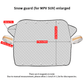 🚗Last Day Promotion 50% OFF🔥4-Layer Magnetic Windshield Car Snow Cover✨