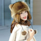🎅Christmas Gift idea ￡10.99!! 🎁 Raccoon Tail Fur Parent-Child Plush Hat