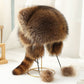 🎅Christmas Gift idea ￡10.99!! 🎁 Raccoon Tail Fur Parent-Child Plush Hat