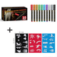 🌈⏳Last Day Special Price ￡7.99!!🎨Temporary Tattoo Markers for Skin👍✨Perfect For Unique Body Art🔥