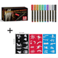 🔥Christmas Gift idea ￡7.99!!🎨Perfect For Unique Body Art🔥Temporary Tattoo Markers for Skin