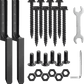 🏡Heavy-Duty Fence Post Repair Kit – Sturdy & Rustproof, Easy to Install, Strong Support, Effective for Fixing Loose & Broken Fence Posts