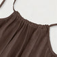 👗LAST DAY SAEL 50% OFF!!✨Women's Solid Color Backless Cami Dress💕