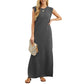 🎉Hot Sale 49% OFF🌿Women's Casual Loose Split Wrinkle-Free Long Dress