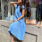 🍃End of Summer Sale-60%OFF💗Sleeveless Pleated Simple Solid Color Dress✨Chic, Comfortable & Made for Every Occasion