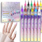 💝Black Friday Sale 50% OFF!!⚡12 Colors Nail Art Pens Set🎨💅