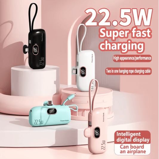 ⏰Last Day Sale 50% OFF-The Lowest Price Online🔥5000mAh Mini Portable Charger Power Bank for phone📱