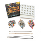 👻Gift Idea Blowout Sale-50% off🎃🎅2025 Christmas/Halloween DIY 24 Days Countdown Calendar Bracelets Set