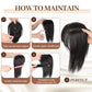 🔥2025 Hot Sale 50%OFF🔥Natural Hair Toppers with Bangs for Women