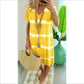 👗Surprise Price: Only £11.99!!🌈 Tie-Dye Striped Short Sleeve T-Shirt Dress – Soft & flowy – Perfect for summer, beach or casual days – comfortable and stylish 🌊✨