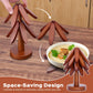 🎁🎄Christmas Sale - 50%OFF🎁 🎅Natural Tree Trivet Set - 3/4 Wooden Trivets & 1 Stand Like a Christmas Tree