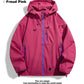 🍁2025 Autumn Hot Sale: 60% off🧥New Outdoor Hooded Couples' Mountain Climbing Jacket🍂Spring & Autumn Windproof Waterproof Breathable Stylish Plain Jacket
