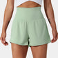 ✨️2025 New Hot Sales 60%OFF🥰High Waisted 2-in-1 Yoga Shorts & Side Pockets