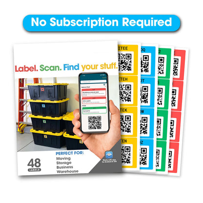 ⏰Final Hours Flash Sale ￡7.99!!⚡Original Color-Coded Scannable QR Labels (48 Pack)📦
