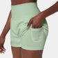 ✨️2025 New Hot Sales 60%OFF🥰High Waisted 2-in-1 Yoga Shorts & Side Pockets