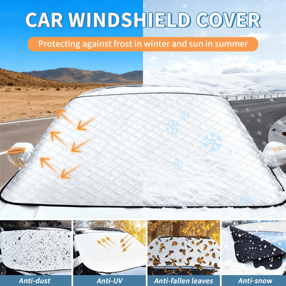 🚗Last Day Promotion 50% OFF🔥4-Layer Magnetic Windshield Car Snow Cover✨
