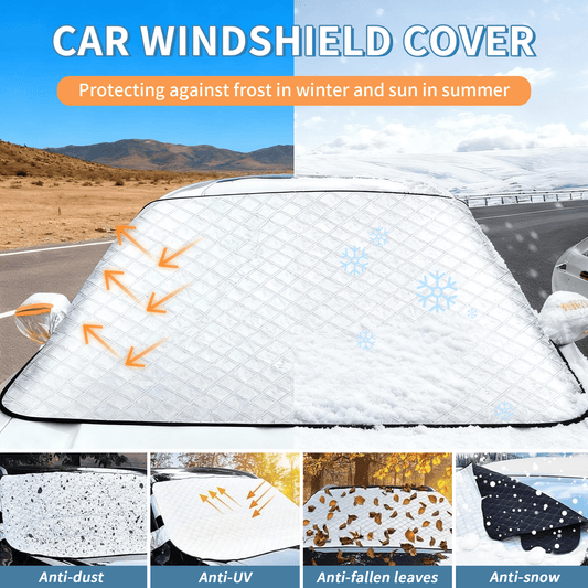 🚗Last Day Promotion 50% OFF🔥4-Layer Magnetic Windshield Car Snow Cover✨