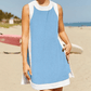 ⏰Last Day Sale 50% OFF🔥Women's Casual Color Block Sleeveless Tops Matching Shorts with Pockets