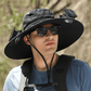 🔥Father's Day Sale 70% OFF 💥Wide Brim Solar Fan Outdoor Fishing Hat-Solar & USB Charging