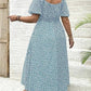 💃Summer Hot Sale-50% OFF💗Plus Size Split Floral Print Boho Maxi Dress