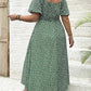 💃Summer Hot Sale-50% OFF💗Plus Size Split Floral Print Boho Maxi Dress