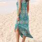 🎉Last Day Promotion 50% OFF💃2025 Summer Boho Print V Neck Maxi Dress with Pockets