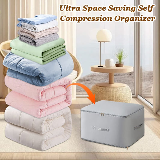 🌸Hot Sale 49% OFF & Free Shipping🌸Ultra Space Saving Self Compression Organizer(BUY 2 GET EXTRA 10% OFF)