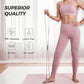 🎁Final Hours Flash Sale ￡10.99!!⚡Figure 8 TPE Resistance Bands – Yoga & Gym Training Gear