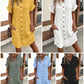 💎Summer Hot Sale - Up to 70% OFF⚡50K+ SOLD!💎✨Women’s Summer Midi Dress – Breezy, Flattering & Effortlessly Chic! Lightweight Button-Down with Pockets 🇬🇧☀️