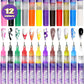 💝Black Friday Sale 50% OFF!!⚡12 Colors Nail Art Pens Set🎨💅