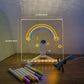✨FLASH SALE -￡8.99!!⏳🎨Luminous Led Drawing Board For Children