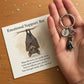 ⏰Last Day Promotion 50% OFF💥🦇Emotional Support Bat Inspirational Keychain🔑