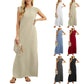 🎉Hot Sale 49% OFF🌿Women's Casual Loose Split Wrinkle-Free Long Dress